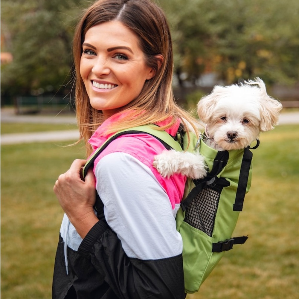 Green Dog Backpack Carrier